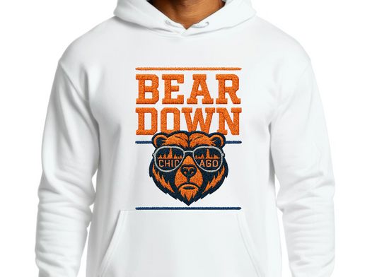 Chicago Bear's "Bear Down" Hoodie