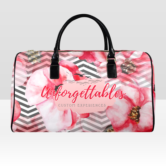 Unforgettables Flower Duffle Bag(Leather)