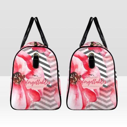 Unforgettables Flower Duffle Bag(Leather)