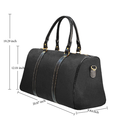 Customizable Nylon Travel Bags (Black Strap)
